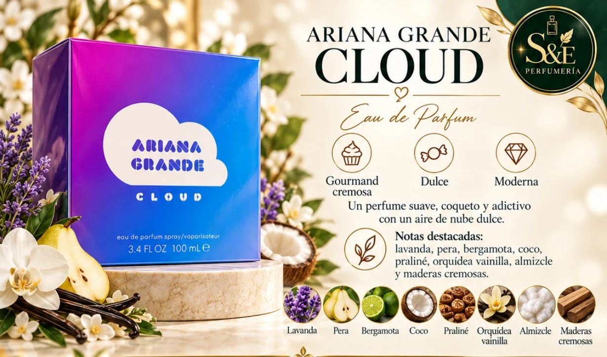 Ficha olfativa de Cloud, Ariana Grande